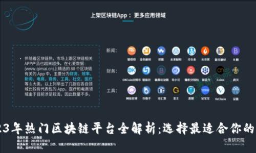 2023年热门区块链平台全解析:选择最适合你的项目